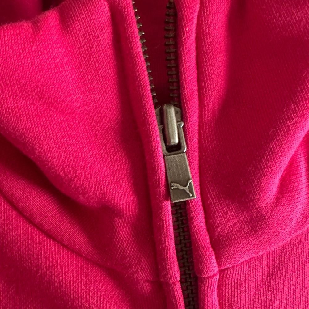 Puma Bright Pink Jacket with Logo - Picture 4 of 4